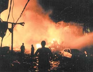 Взрыв в ночном клубе на острове Бали. 2002 год.