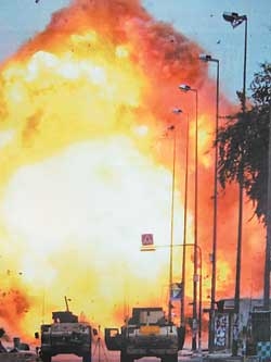 Взрыв в Багдаде. 2005 год. 