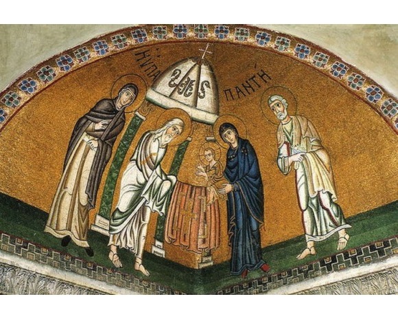 Мозаика собора монастыря Осиос Лукас в Фокиде. 30-е годы XI в. Греция