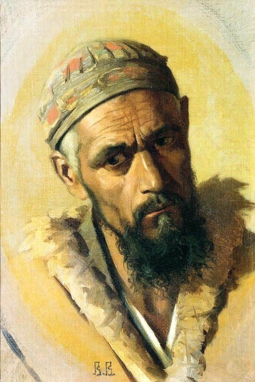Портрет цыгана. Художник В. Верещагин. 1870 г.