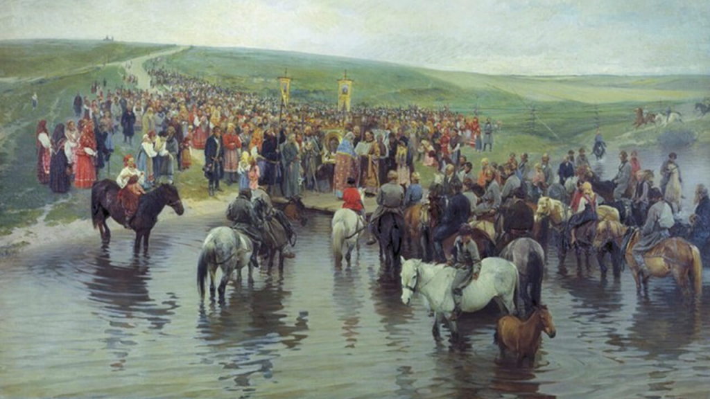 Прянишников И. М. Спасов день на Севере (1887)