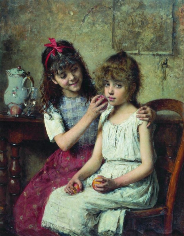 Харламов А. А. Подруги (1892)