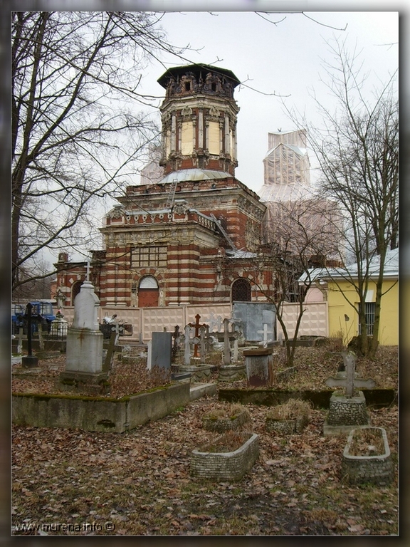 Церковь Воскресения Христова. Смоленское православное кладбище