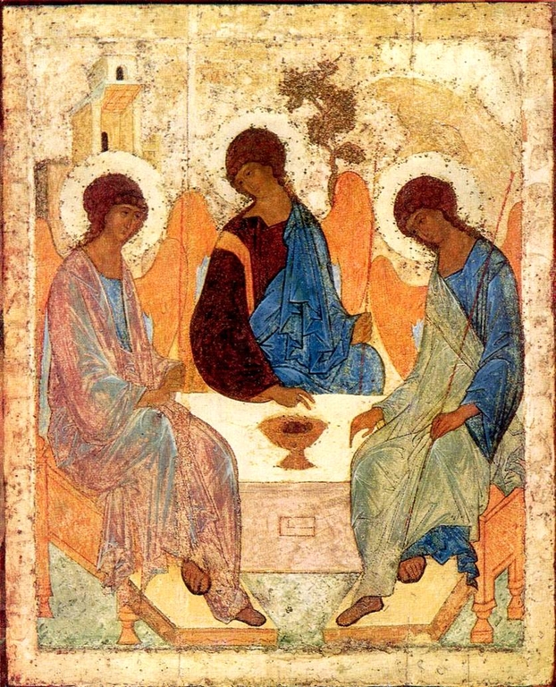 Икона Андрея Рублева «Святая Троица»