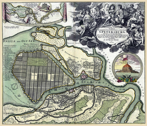 Генеральный план 1716—1717 годов, Доменико Трезини