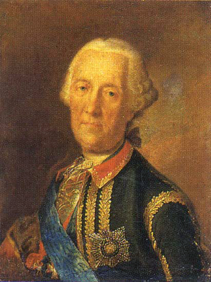 Портрет  Христофора Антоновича Миниха, художник Генрих Бухгольц