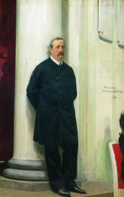 Портрет А. П. Бородина. Худ. И.Е. Репин, 1888