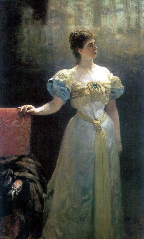 И. Е.  Репин  Портрет княгини  М.К. Тенишевой. 1896