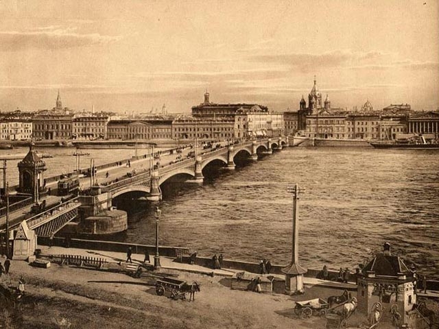 Благовещенский (Николаевский) мост. Начало XX века