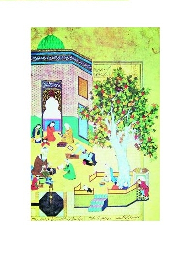Миниатюра к поэме Низами Гянджеви «Лейли и Маджнун». 1495 год