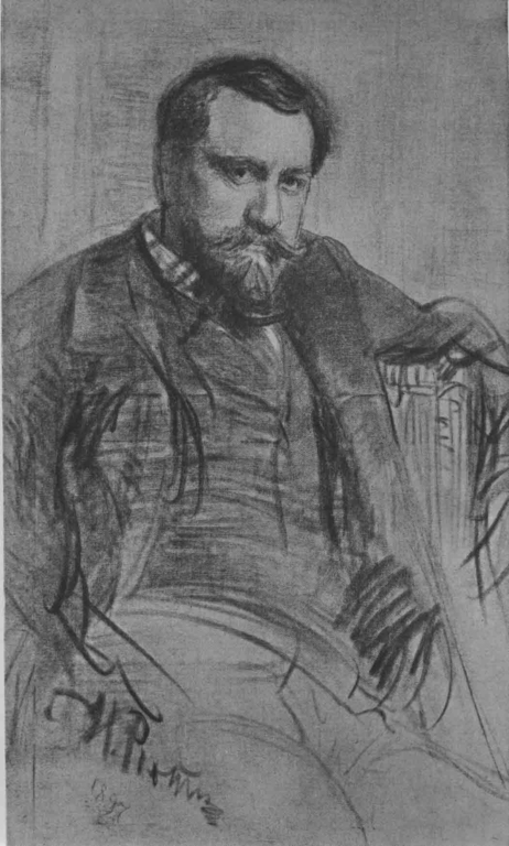 И.Е. Репин. Портрет В.А. Серова. 1901