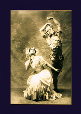Танцуют Тамара Карсавина и Вацлав Нижинский