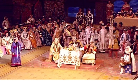 Сцена из первого действия оперы 