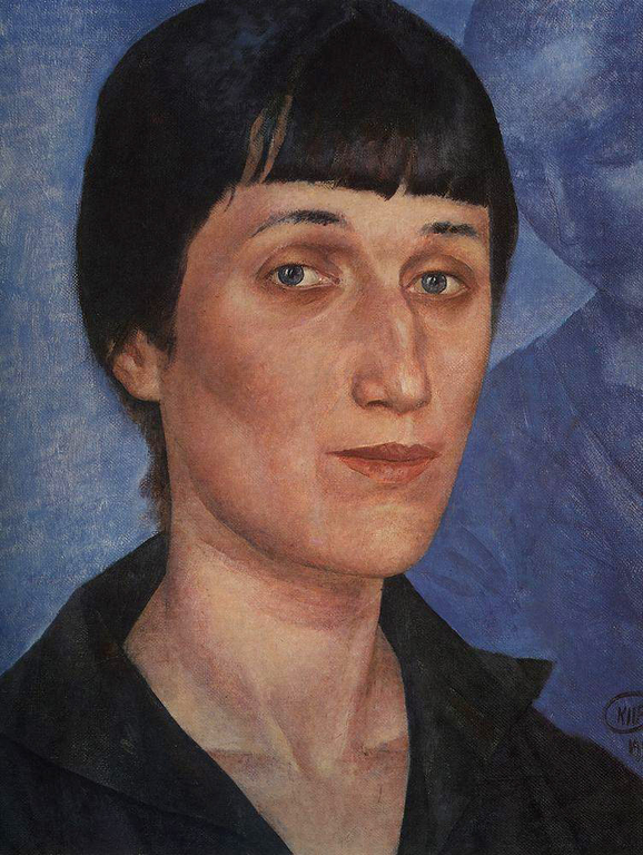 Анна Андреевна Ахматова, художник К.С. Петров-Водкин, 1922 год