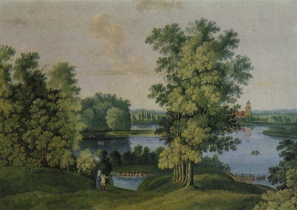 С.Ф. Щедрин. Большой пруд в Царскосельском парке. 1777