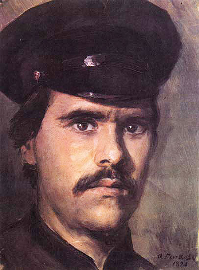 Ф.В. Сычков. Автопортрет. 1893