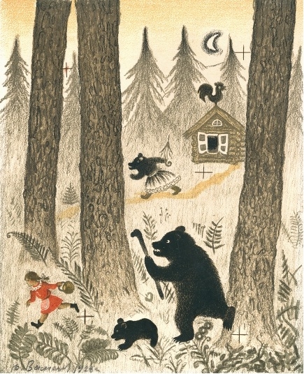Иллюстрация Ю. Васнецова к сказке Л.Н. Толстого 