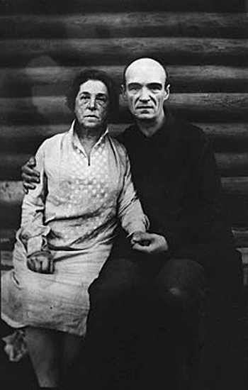 П. Филонов и Е. Серебрякова. Фото