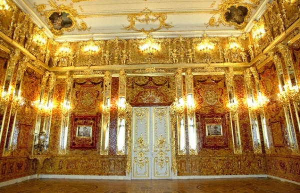 Янтарная комната, Екатерининский дворец, Царское Село