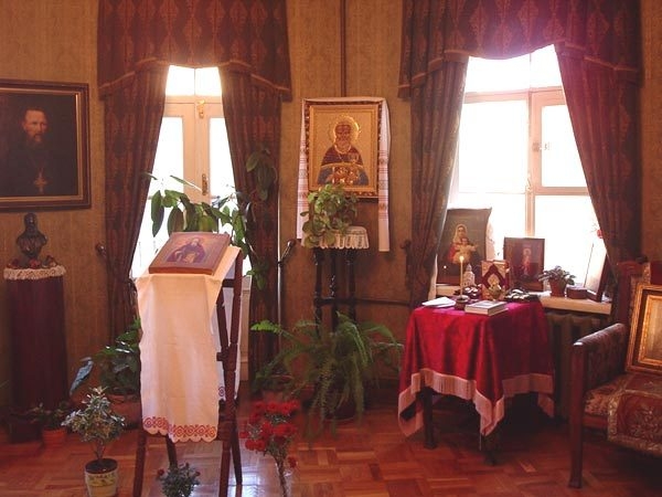 Комната в Музее-квартире Иоанна Кронштадтского