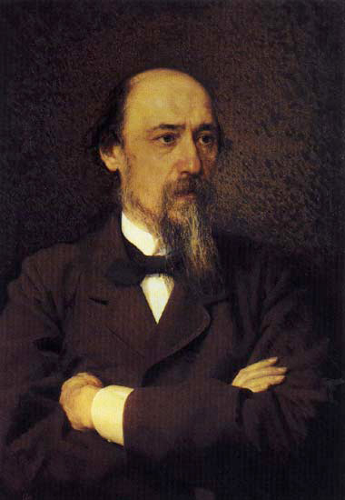 Николай Алексеевич Некрасов, художник И.Н. Крамской, 1877 год