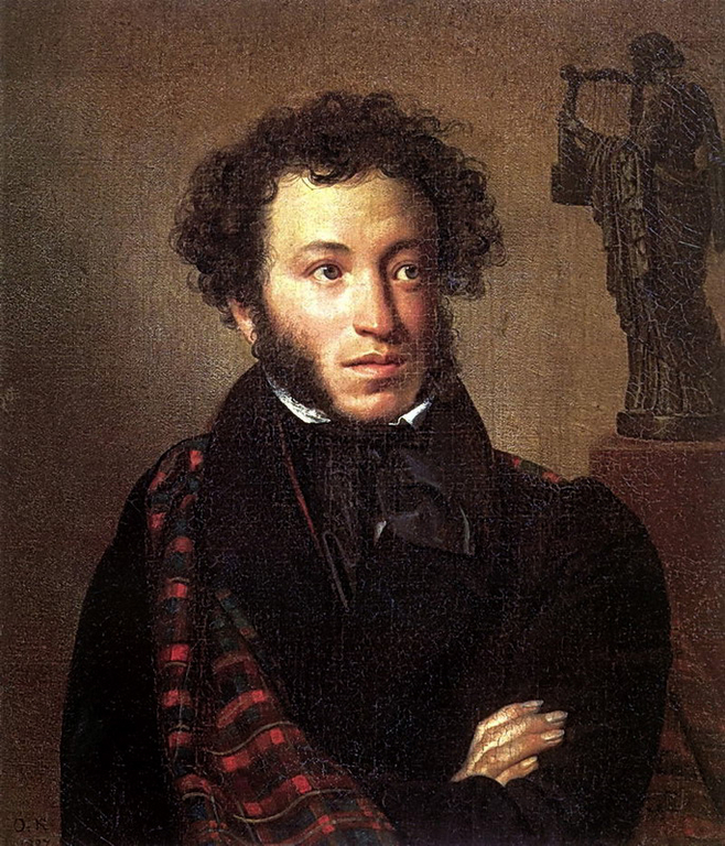 Александр Сергеевич Пушкин, художник О.А. Кипренский, 1827 год