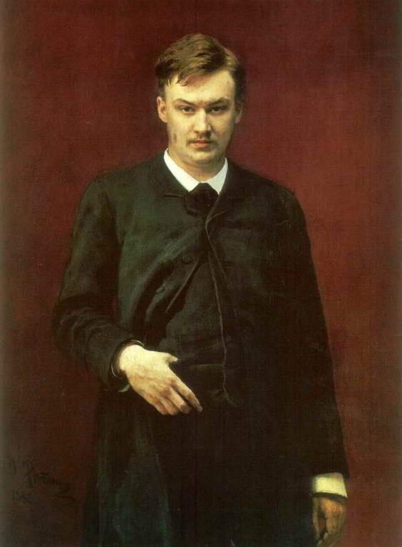 Александр Константинович Глазунов, художник И.Е. Репин, 1887 год