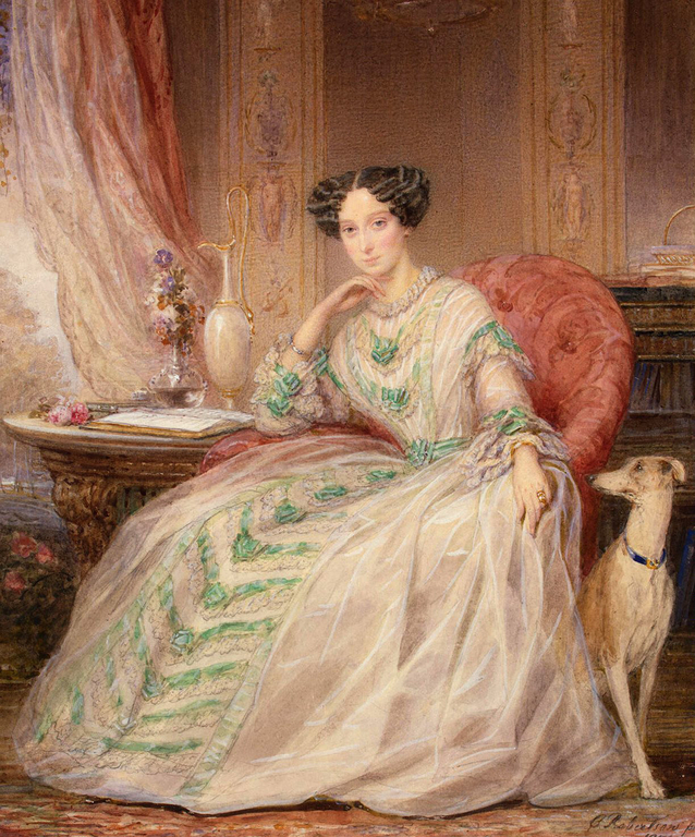 Мария Александровна. Худ. К. Робертсон, 1850 год
