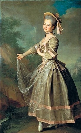 Д.Г. Левицкий. Портрет Е.И. Нелидовой. 1773