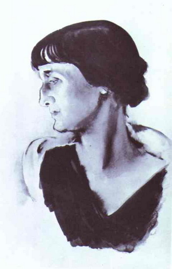 Портрет Анны Ахматовой, 1928 год