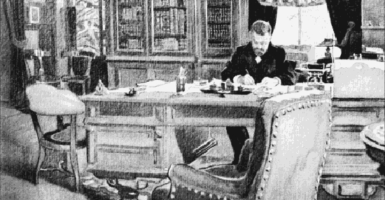 Эммануил Нобель в своем кабинете. Фото начала ХХ в.