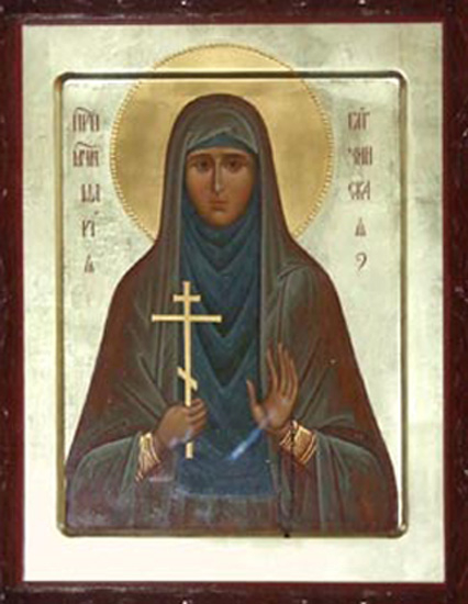 Икона святой преподобномученицы Марии Гатчинской