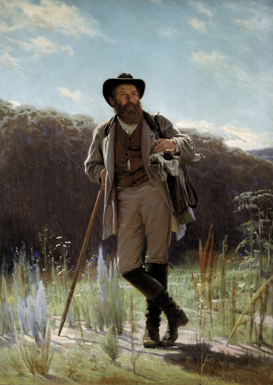 И. Н. Крамской. Портрет художника И. И. Шишкина. 1873