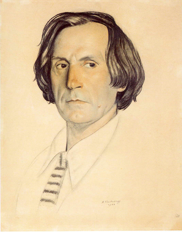Иван Васильевич Ершов, художник Б.М. Кустодиев, 1922 год