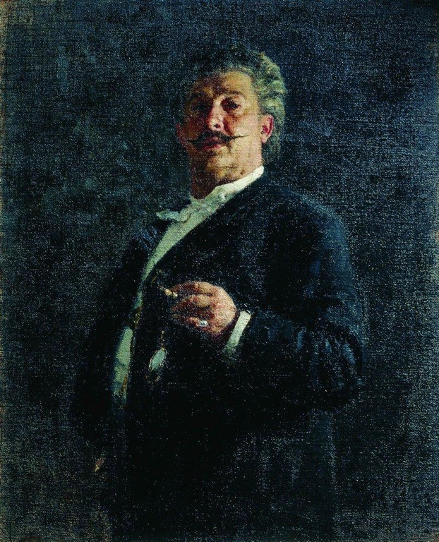 И. Е. Репин. Портрет М.О. Микешина. 1888