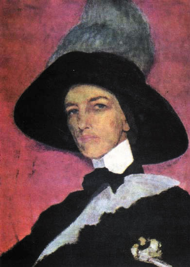 Е. Кругликова. Автопортрет. 1910