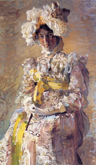 М.А. Врубель. Портрет Забелы-Врубель. 1898