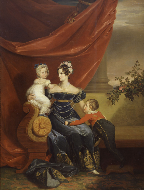 Дж. Доу. Александра Федоровна с детьми. 1817