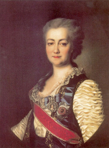 Портрет княгини Екатерины Романовны Дашковой, художник Д.Г. Левицкий, около 1784 г.