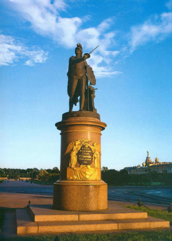 Памятник А.В. Суворову, Суворовская пл.