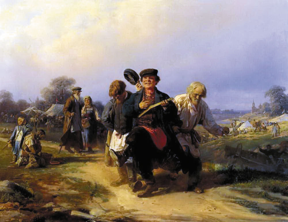 Возвращение отца семейства с ярмарки. 1868