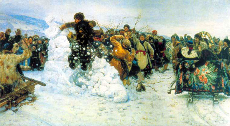В.И. Суриков. Взятие снежного городка