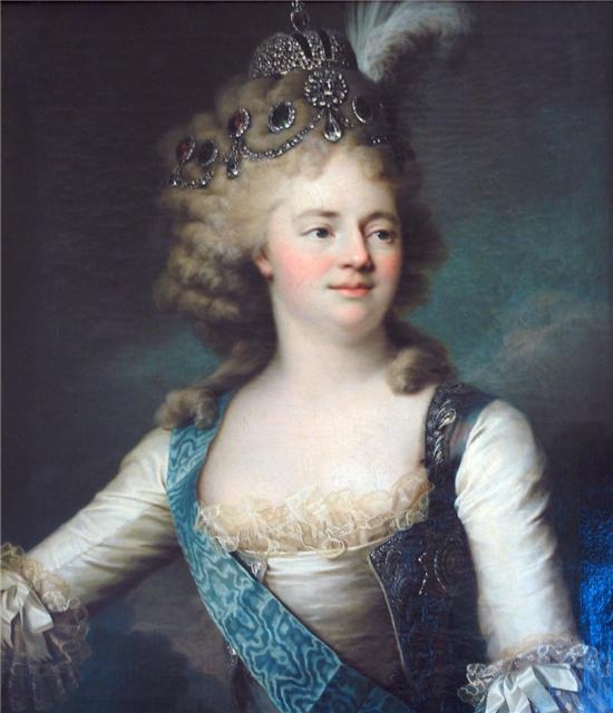 Портрет императрицы Марии Федоровны, художник Вуаль Жан Луи, 1797 год