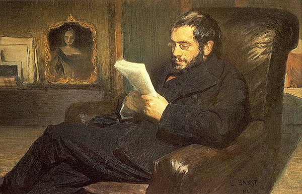 Л. Бакст. Портрет А. Н. Бенуа. 1898