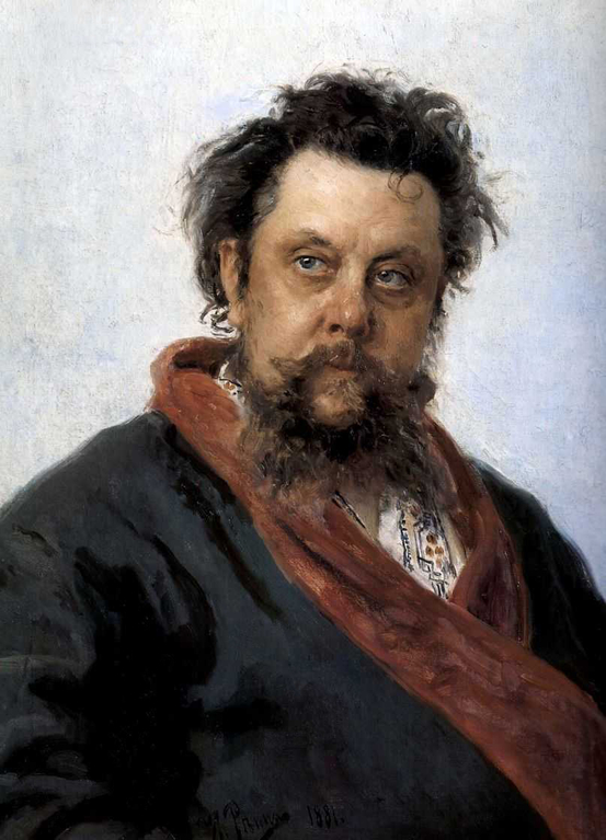 Модест Петрович Мусоргский, художник И.Е. Репин, 5 марта 1881 год