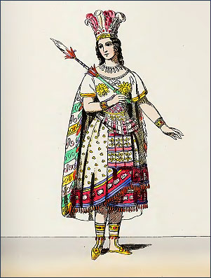 Индейский женский костюм