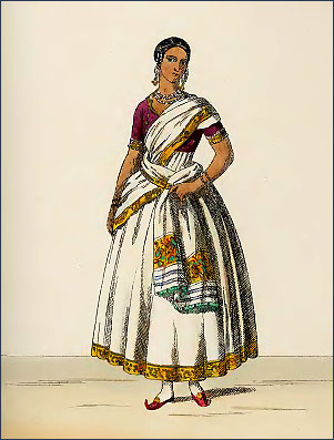 Традиционный наряд индийки
