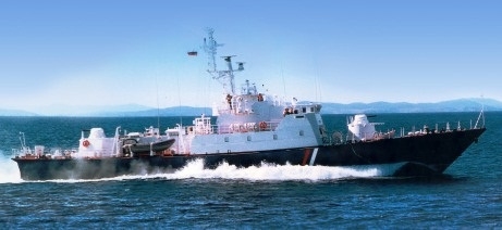 Пограничный сторожевой корабль нового поколения, построенный петербургскими корабелами для Словении в 2010 году. Фото ЦМБК 