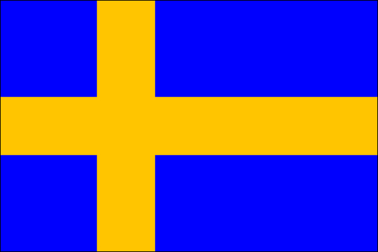 Флаг Королевства Швеция