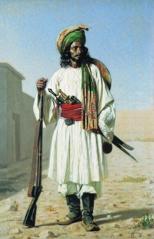 Афганец. Художник В. Верещагин. 1867-1868